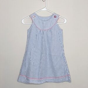 JK Seersucker Stripe Sleeveless Dress 6